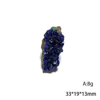 A5-5 Natūralaus Malachito ir Azurite Mineralinių Kristalų Mėginių Iš Laoso