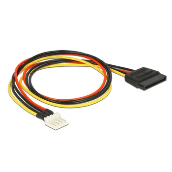 Maitinimo Kabelis SATA 15 pin talpyklą į 4 pin floppy vyrų, IDE į SATA 15 Pin HDD Maitinimo Adapterio Kabelis