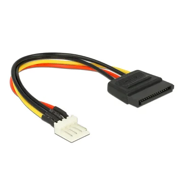 Maitinimo Kabelis SATA 15 pin talpyklą į 4 pin floppy vyrų, IDE į SATA 15 Pin HDD Maitinimo Adapterio Kabelis