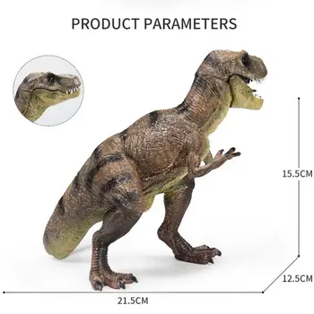 Modeliavimas gyvūnų modelio žaislas dinozauras žaislas tironiškas dinozauro Tyrannosaurus žaislas pritūpęs Tyrannosaurus žaislas E6J5