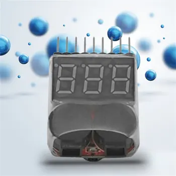 2 1 1-8S Lipo/Li-ion/Fe Baterijos Įtampos Testeris Žemos Įtampos Buzzer Alarm Tikrintuvas Už Transporto priemonės ir Nuotolinio Valdymo Žaislai