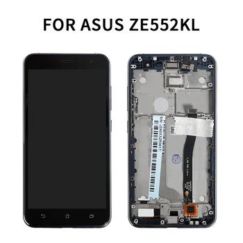 Originalą ASUS ZenFone 3 ZE552KL LCD Ekranas Jutiklinis Ekranas Su Frame skaitmeninis keitiklis Asamblėjos ZE552kl Z012D Z012DC Z012DA
