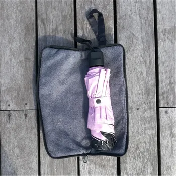 Portable Outdoor Folding Umbrella Bag Super Water-Absorbent Umbrella Case Cover