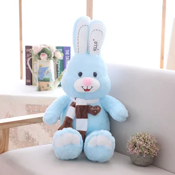 Mielas triušis pliušinis žaislas pagalvę lėlės miega Meilužis pateikti Milžinišką Easter Bunny pliušinis lėlės meilės šalikas Triušis kalėdų dovana