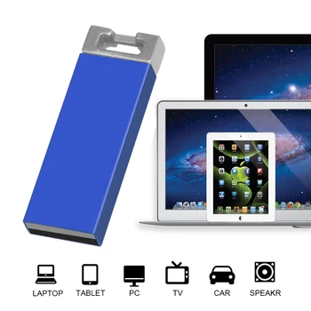 Aukščiausios kokybės usb 2.0 flash drive pen drive 16GB 32GB 64GB vandeniui Metalo Klavišą pendrive Kortelė Memory Stick Diskai u disko su dovana